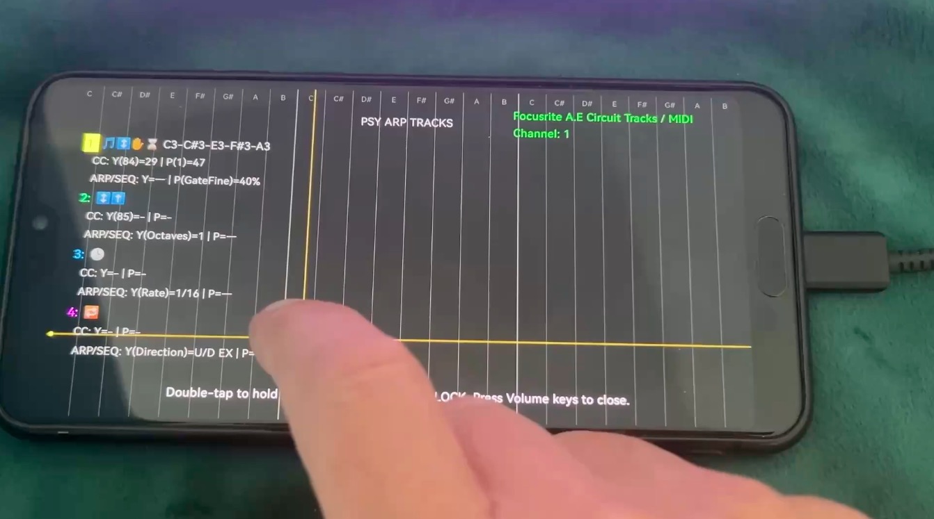 PlayArp: Turning Your Smartphone into a Playable MIDI Arpeggiator
