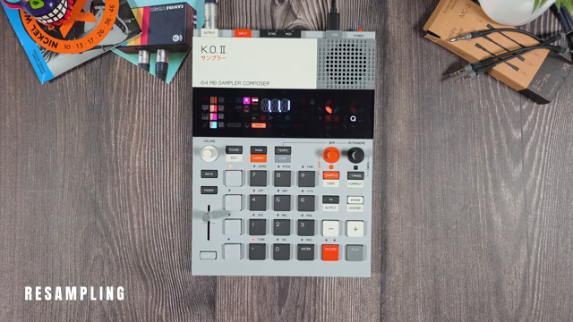 On this new version you get the resampling, you get the song mode, you get a sidechain compressor and a couple more things.