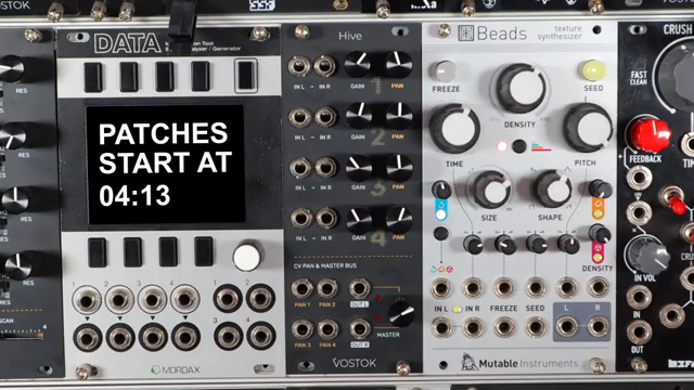 Hive features a 10 HP four channel stereo mixer with a few nice quirks on top of the basics.