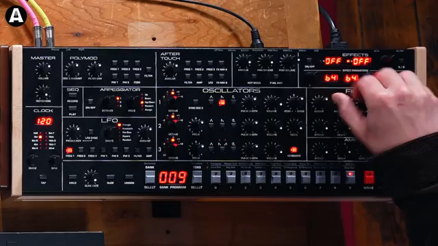 We've got three different, completely different filter types on each of these synths.