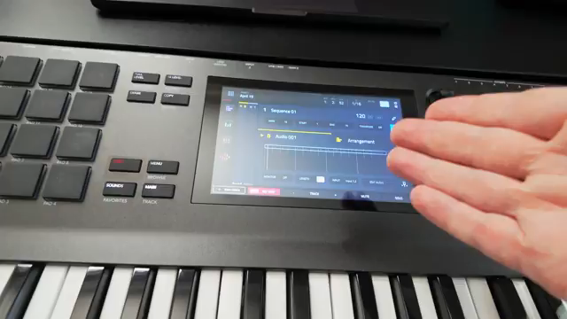 It's a nice way of working because it's one of these things where you craft the sound and then you commit to it.