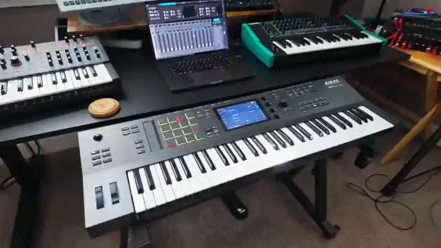 The main audio center or audio interface setup.