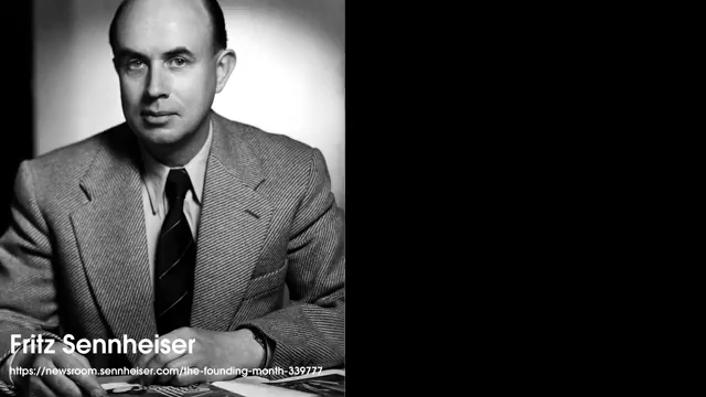 When Fritz Sennheiser did his studies and his PhD thesis, he did research about speech and electronic.