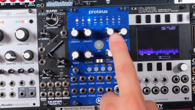 You could even just start with all the knobs at 12, other than scale that I'm going to leave on major there, and that's kind of a nice…