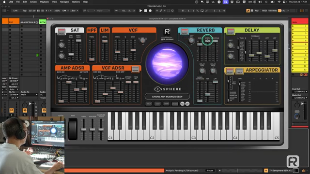 It's tuned in such a way that it still adds spaciousness and width and size without getting in the way of everything.