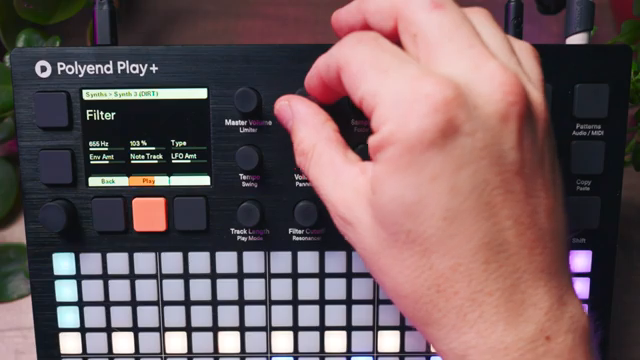 It definitely makes the synths on the Plus feel more hands-on and fun to operate.