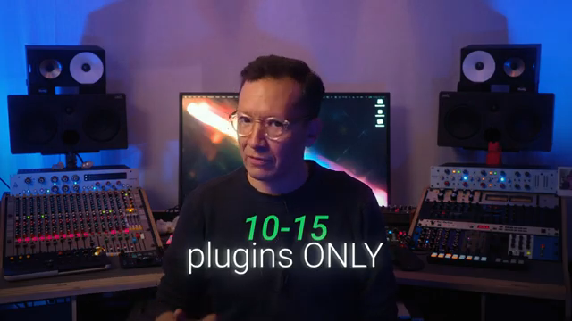 I use about maybe it's 10 let's let's say 15 third-party plugins across all of my work that's it.