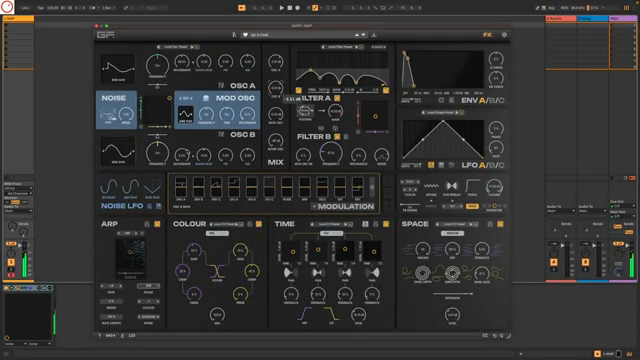 It has two, a five-band resonant EQ for detailed sonic sculpting and a classic multimode filter with various routing options.