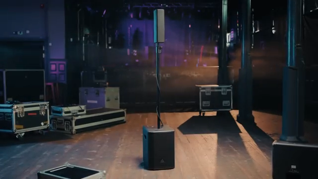 This is what we call a column loudspeaker system.