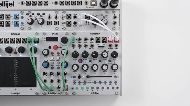 This sampling process is non-disruptive meaning that the audio from the module isn't interrupted while we're sampling or assigning samples…