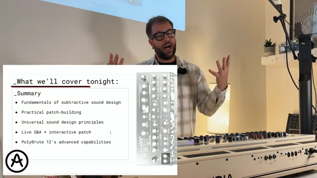 This synth is really, really good. Not only is it really good to teach on because everything's exploded out on the front panel, but it also…