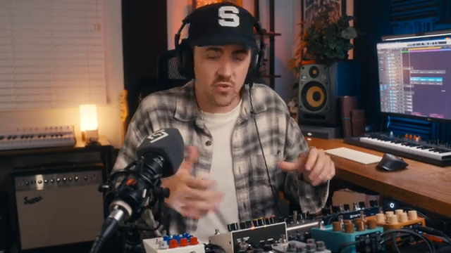 You're also just able to add so much vibe and character and harmonic content by sending your audio through physical pedals.