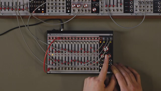 Wherever this analog address knob is pointed it will jump to that step.