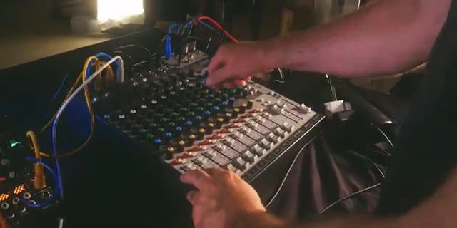 That's where you just take an output, you feed it back into the input and like, that's it. It makes sound and you then cram other sounds…