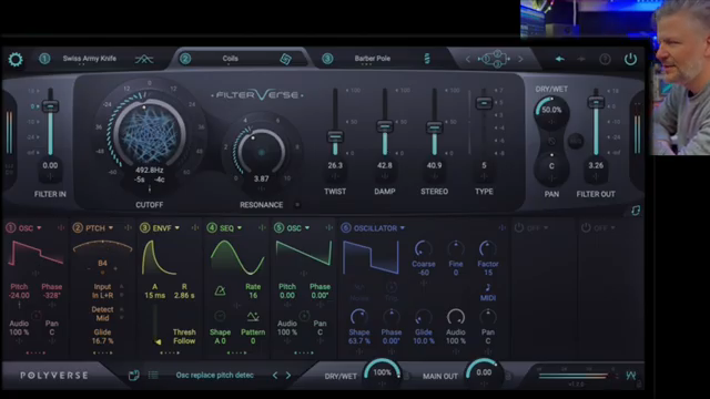 this is also kind of a modular synthesizer if you want, so the fieldiverse, it's a lot more than just a universe of filters, it's…