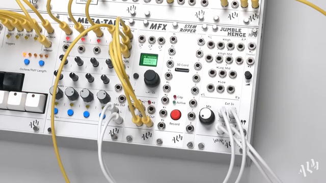 Multi-track recording of your modular patches for easy mixing and editing within a computer.