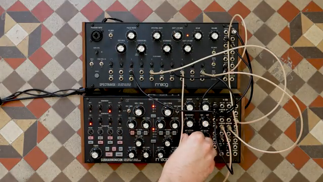 these patterns can really come to life with Spectrovox's ability to modulate, manipulate, and mangle the frequency spectrum of a sound.