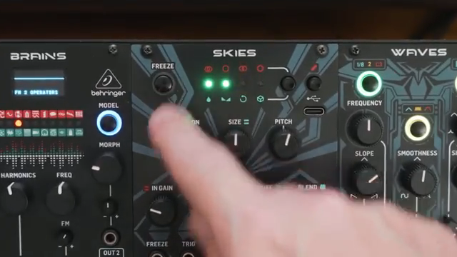 The freeze function really opens up the unit in a massively creative way.