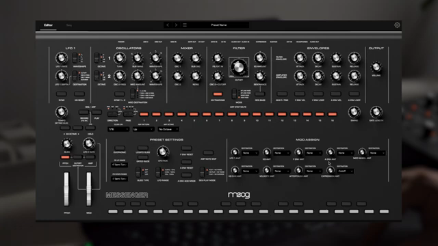 I can see every single modulation source that I have available within a patch, and then I can go to a source, open up a dropdown menu and…