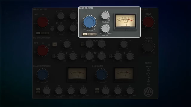 What I think is a really effective de-esser here and quite simple to use.