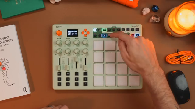 So for the pads, we've got four banks of 16 pads, meaning that all four banks can contain 16 unique pads that we can program in different…