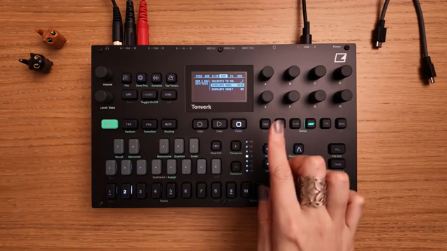 For example, on the amp page, you can change the envelope mode between ADSR and AHD.