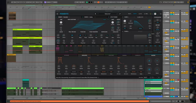 The IDM pigments expansion combines granular keys, modal resonances, glitch derived textures and saturated bases offering plenty of tools…