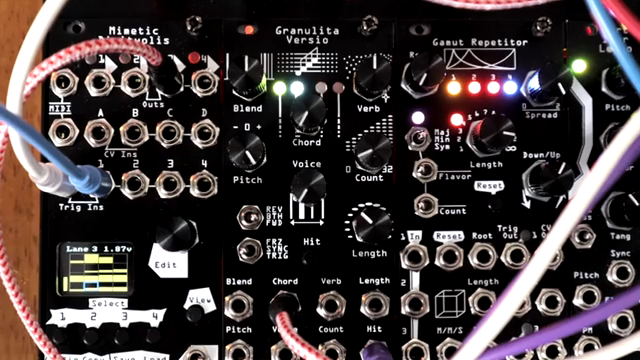 This granular chord resynthesizer takes your audio, slices it into grains, and reconstructs it into chords, clusters, and shifting…