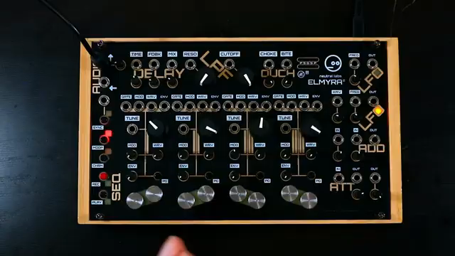 We now have a reverb and a proper reverb, not the sort of lo-fi delay and reverb that was there before.