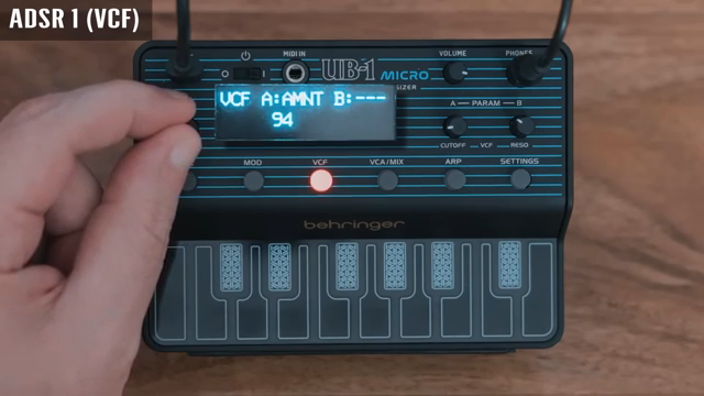 now we can also send the envelope to DCO two if we want so let's go ahead and do that and that's obviously modulating the pitch