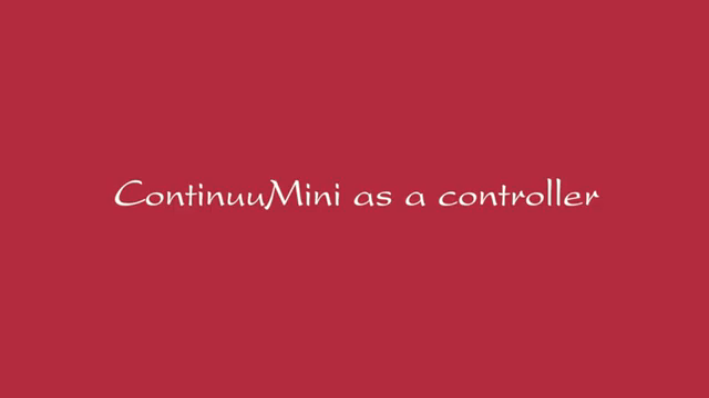 The Continuum Mini can also be used to control your hardware and software synthesizers.