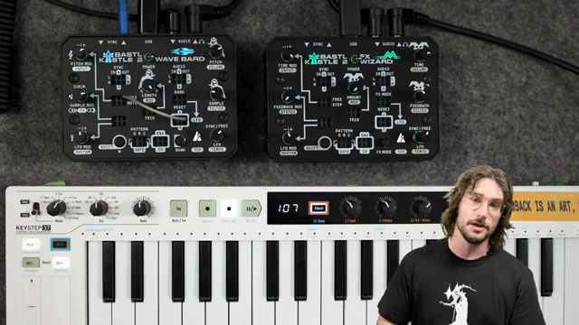 When you're playing with the MIDI stuff, don't forget about the patch bay because there's a lot of power that you can access by stacking…