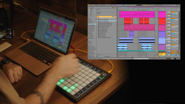 That's how we go from just a collection of loops to some actual song structure.