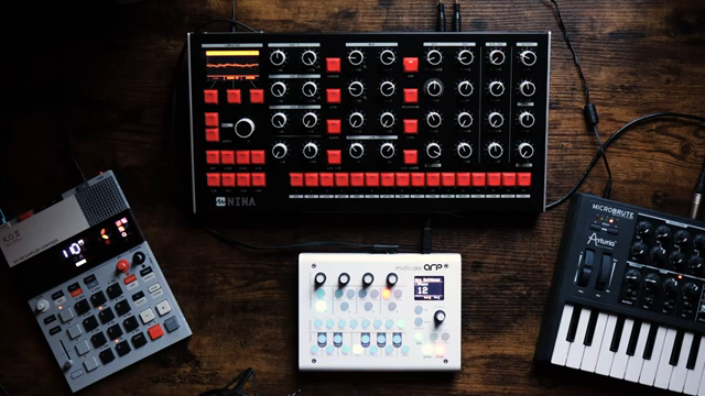 What's really fun about the midi cake arp is that it's really easy to create chord progressions.