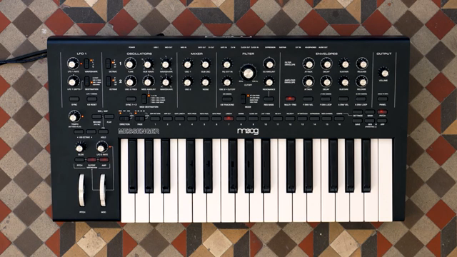 You can assign LFO1 here, the keyboard, the filter envelope or amplitude envelope, and there are a handful of other modulation sources…