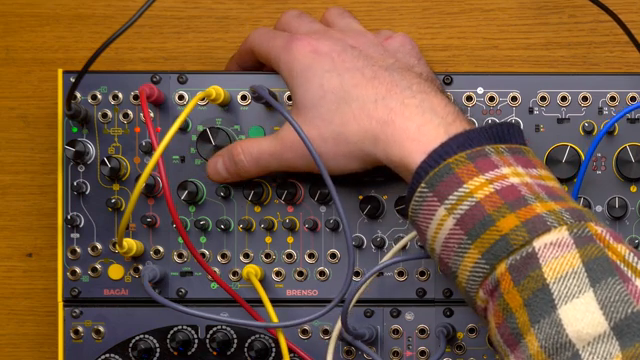 You can hear that now the aliasing effect is consistent with the pitch played by this oscillator here.