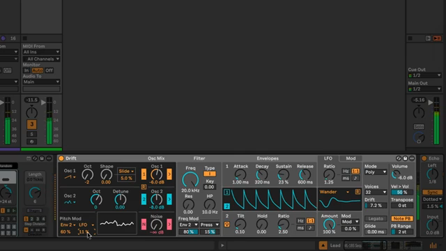 Now you have that sweet spot going where the parameters influence each other.