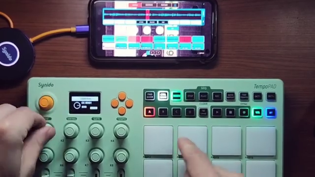 We focus on this section right here, my volume. And I like the fact that, you know, you just move to the next pad, and then this is now…
