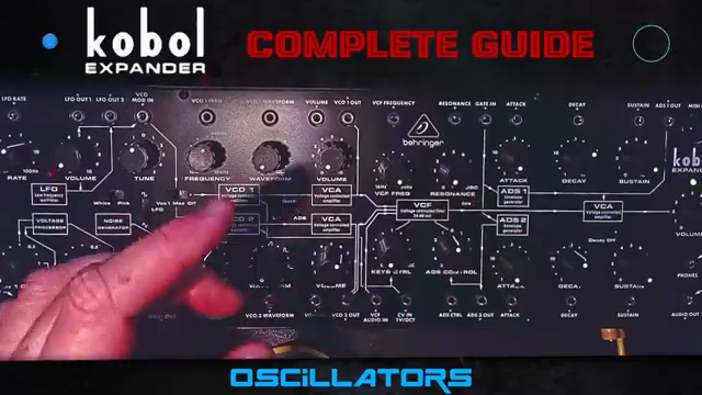 One of the benefits of the synthesizer is that you can actually combine different oscillator shapes together that are a little bit unique…
