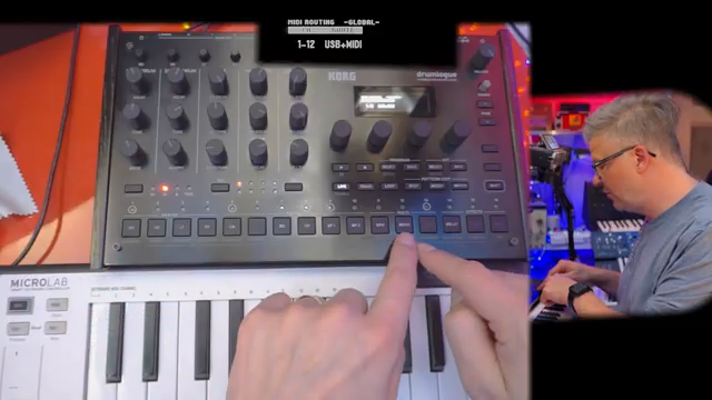 You've got 12 channels controlling 12 separate sounds.