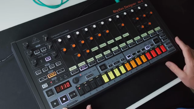 That is the unmistakable sound of the TR-808, but this time in Behringer packaging.
