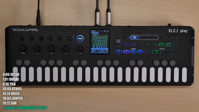 Sound design is one of the delights of the ELZ-1 Play, so I hope you enjoy creating your own unique sounds.