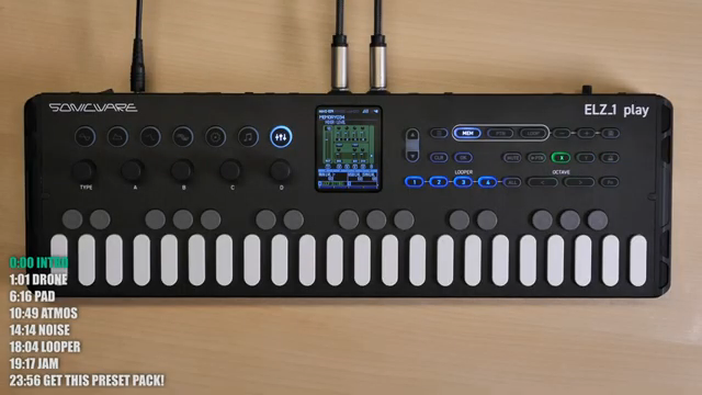 The sounds I will create are four types, drone, pad, atmas, and noise.