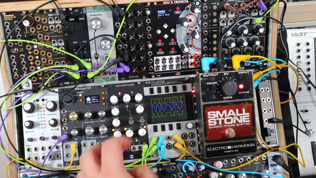 So here's a really interesting one which is using a phaser to phase shift the waveform and modulate it before you fold it.
