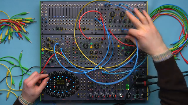 We are creating a pattern of very short resonance bursts that pairs very well with our first filter, the pink one.