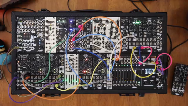 In this patch, we're sending a slow clock signal to Gamut Repetitor and creating a dark chord progression with an infinite length to…