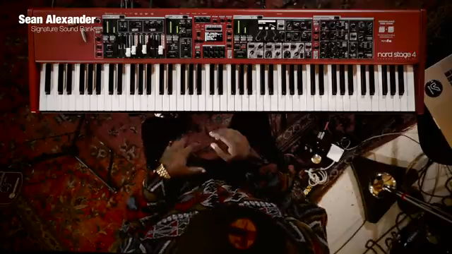 It's pretty much taking elements of like some funk, some funk stuff with the EP as well as the organ, so I have effects kind of all through…