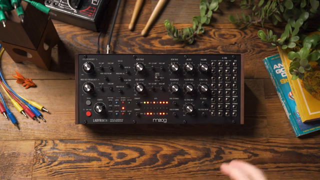 The approach with Labyrinth was to offer something entirely unique and take a lot of different elements from different types of synthesis…