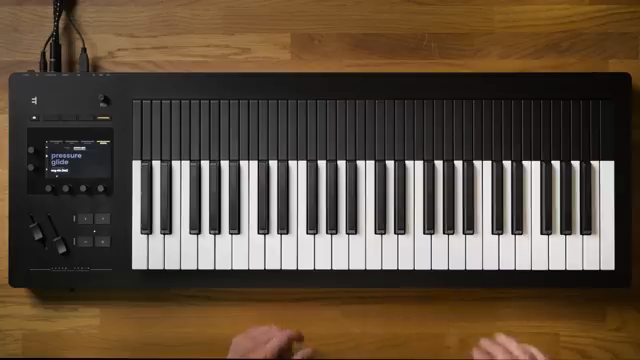 Any parameter in Live which is mappable can be controlled with the slide and with the press from the Osmos.