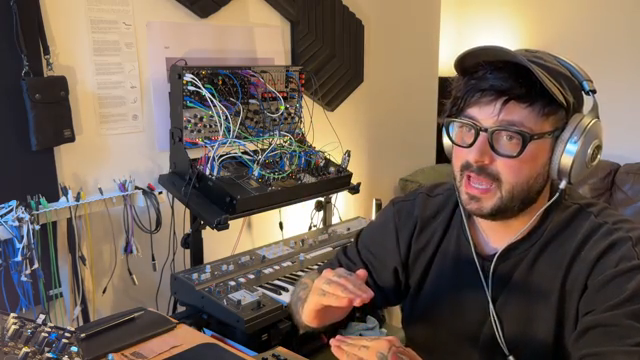 Because the Yellow Oscillator is now in that low sub-audio rate, you get the clicks from the waveforms. And I really, really love the sound…